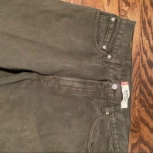 Green Levi Jeans 550